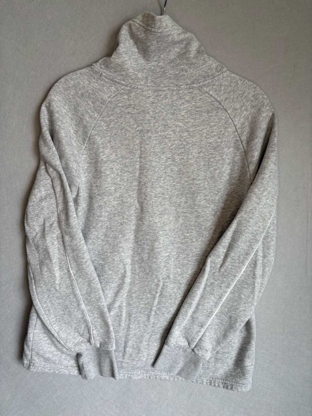 Under Armour Rival Fleece Light Funnel Neck Gray Pullover sz S Athleisure - Picture 9 of 9